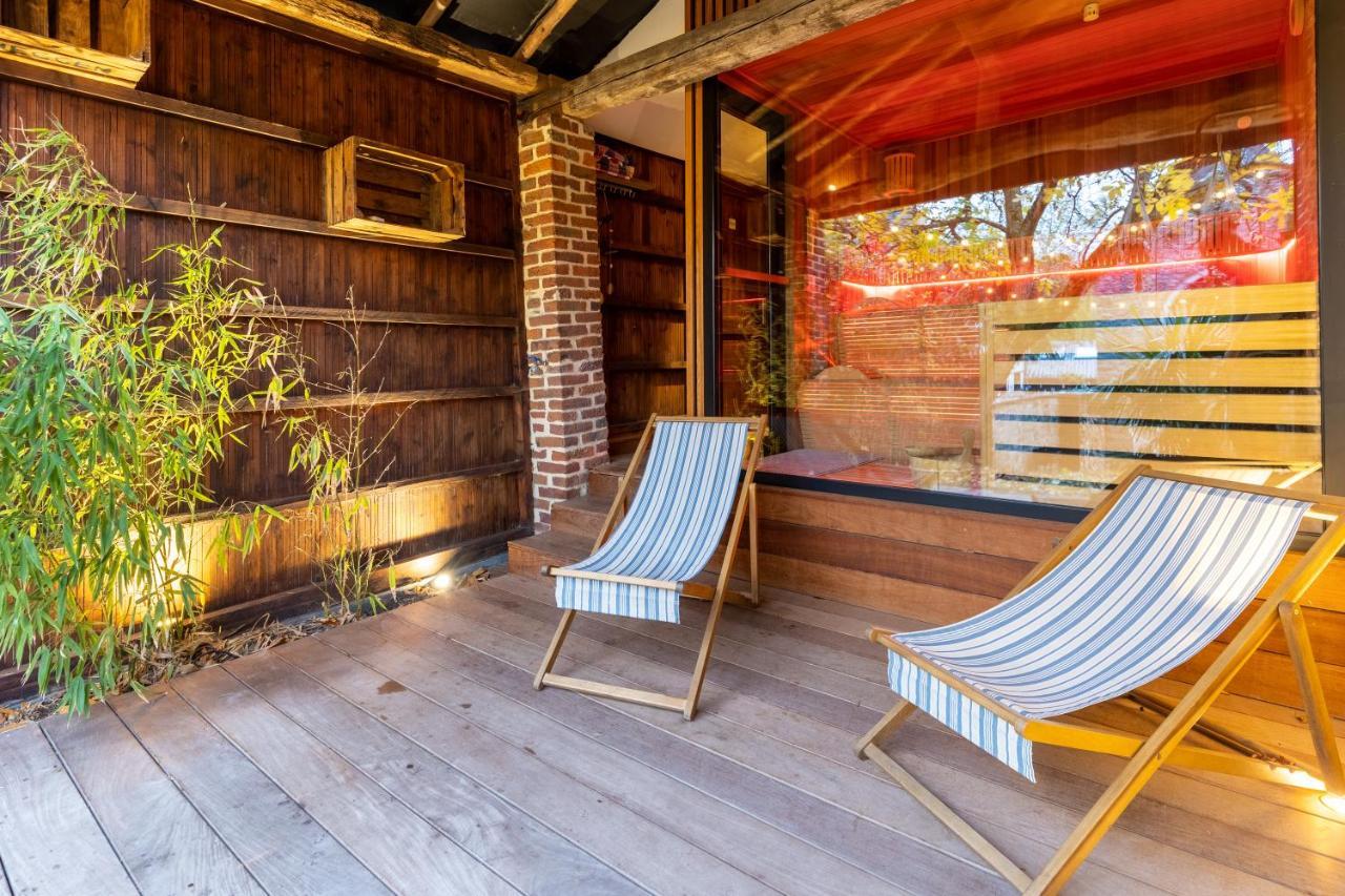 Tynil Saint Jean: Renovated Old Barn + Nordic Bath Villa Aubel Exterior photo